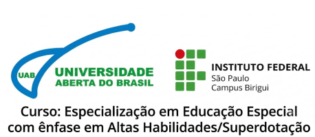 Curso - Pós-Graduação em Educação Especial com ênfase em Altas Habilidades/Superdotação